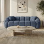 Atelier Del Sofa Octavio - Sofá de 3 plazas Azul Marino